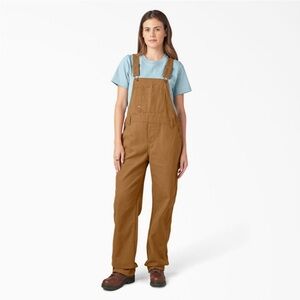 Women’s brown dickies overalls. Size small.